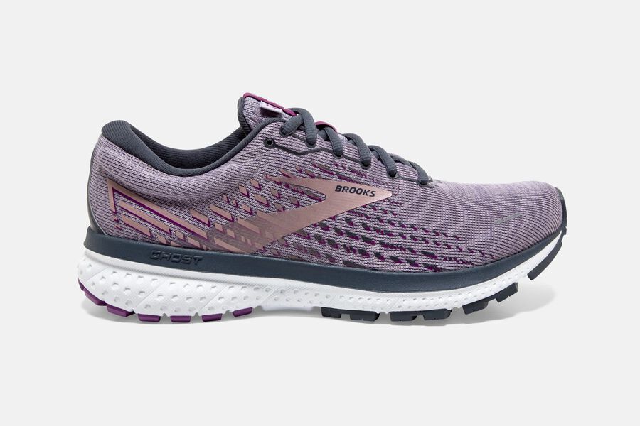 Brooks Women's Ghost 13 Road Running Shoes Lavender/Ombre/Metallic ( TNFIK1824 )